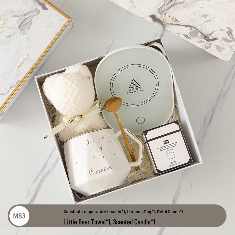 Ceramic Gift Set with Scented Candle M83