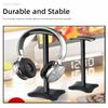with Anti-Slip Base Headset Holder ABS & Aluminum Alloy Over-Ear Headset Holder  Desktop Use