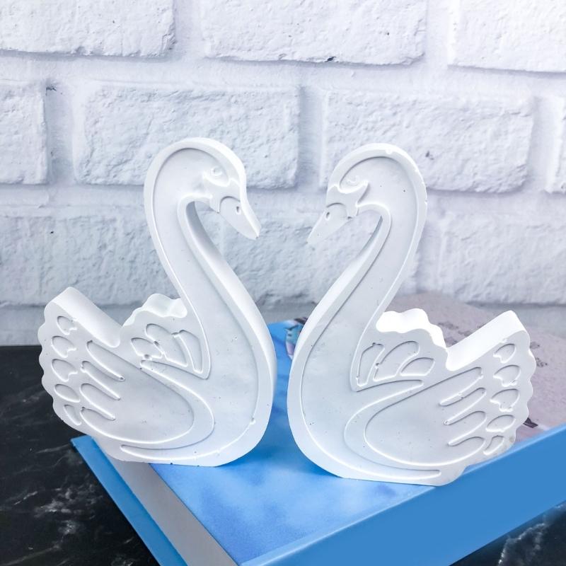 Desk Ornament Mould Flexible Silicone Mold for Animal Figurine Shaped Decoration Gypsum Mold Jewelry Making Supplies