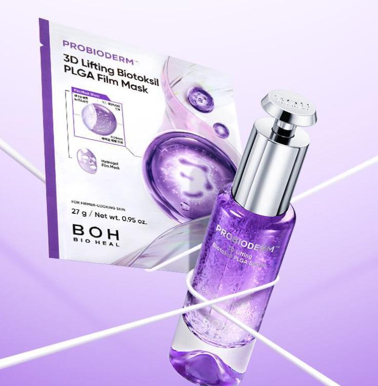 BIOHEAL BOH Probioderm 3D Lifting Biotoxil PLGA Folienmaske 5 Stück / 10 Stück Straffende Tuchmaske