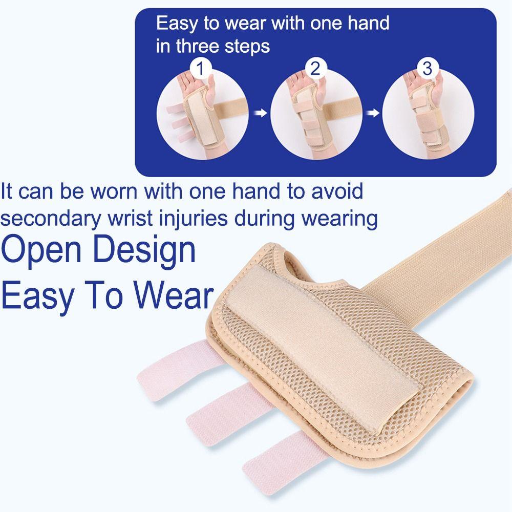Adjustable Wrap Wrist Support Splint Breathable Hand Wrist Guard Wrist Stabilizer  Splints