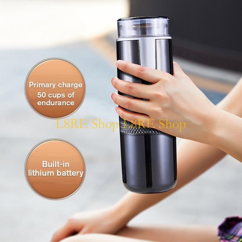 L8RE 15 bar Rechargeable Electric Function Coffee Machine Outdoor Camping Portable Coffee Capsule For Outdoor Travel