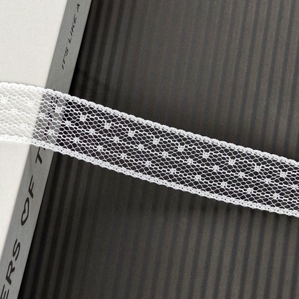 50 Meter Hohlmuster Weißes Spitzenband Weiße Farbe DIY Spitzenband Zum Geschenkverpacken