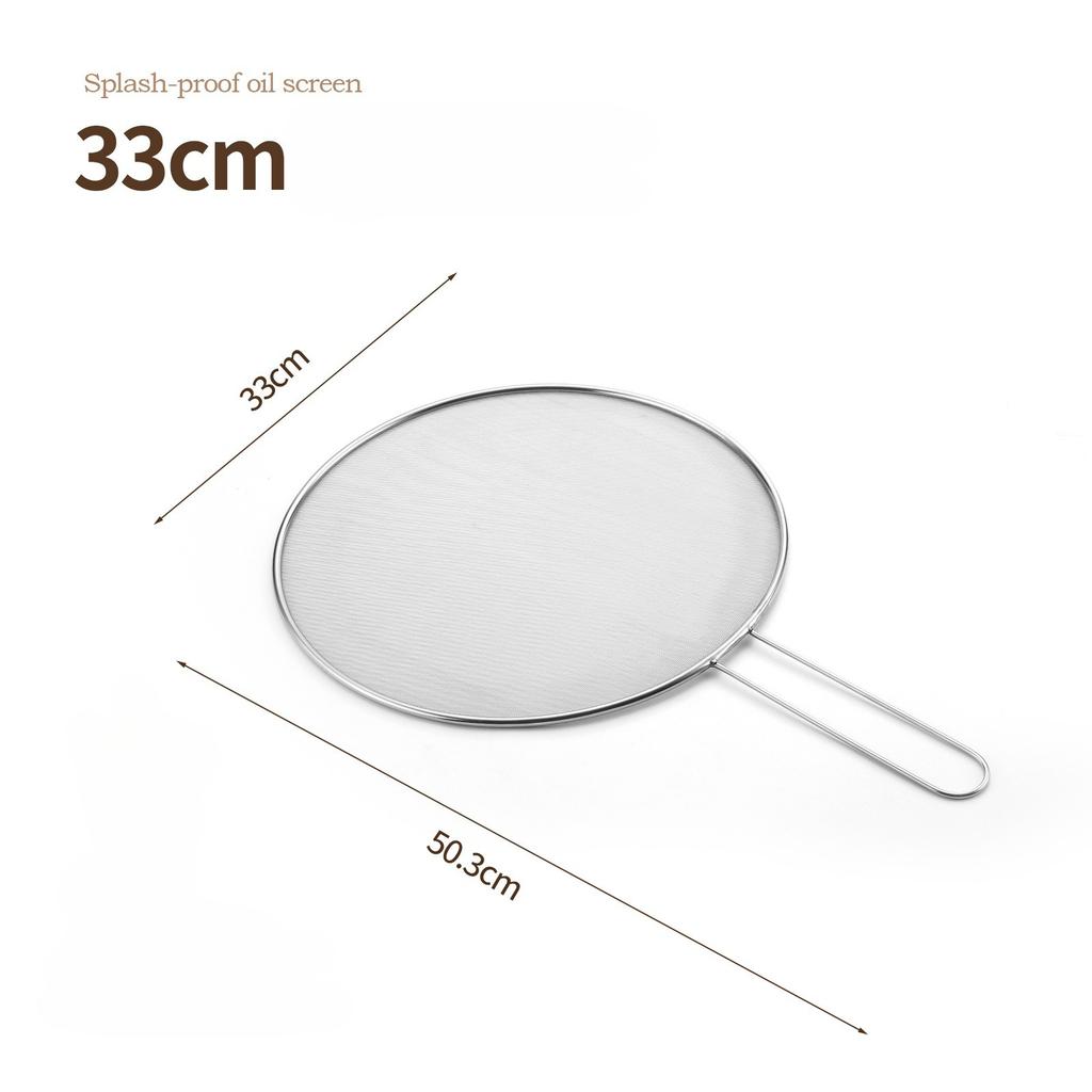 Stainless Steel Flour Tea Strainer Mesh Colander Sieve Filter Sifter Thickened Oil Skimmer Strainer Scoop Cooking Tools 2025