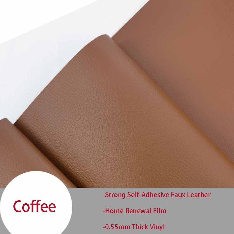 Instant Furniture Repair Film - Strong Self-Adhesive Faux Leather for DIY Sofa Restoration Furniture Resurfacing Resistant Renewal