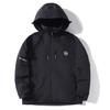 MORGEN SKY HX889 Winter Ski Snowboard Solid and Windproof for Outdoor and (M, Black) - Jacket, Jacket, Hooded, Fleece-Lined, Unisex, Color, Windproof,
