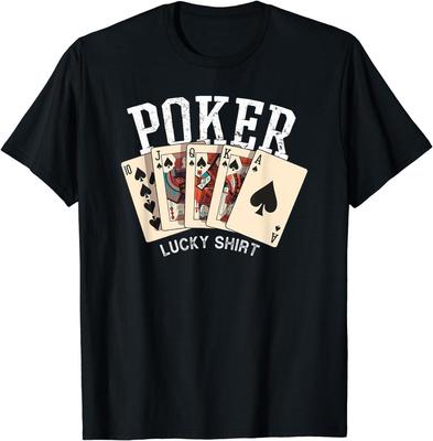Poker Player Gambling Funny Poker Poker Lucky Unisex T-Shirt Unisex T-Shirt
