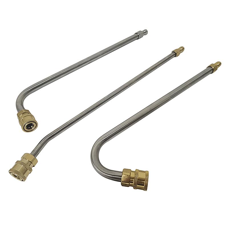 High Pressure Water Gun Car Wash Extension Rod Pressure Power Washer Gutter Cleaner Attachment Lance/Wand 1/4" Quick Connect Rod