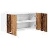 Hanging Cabinet with Storage Rustic Wood Finish 80 x 31 x 40 cm Particleboard