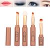 4 In 1 Telescopic Makeup Brushes Set Portable Retractable Lip Eyebrow Eyeshadow Cosmetic Brushes