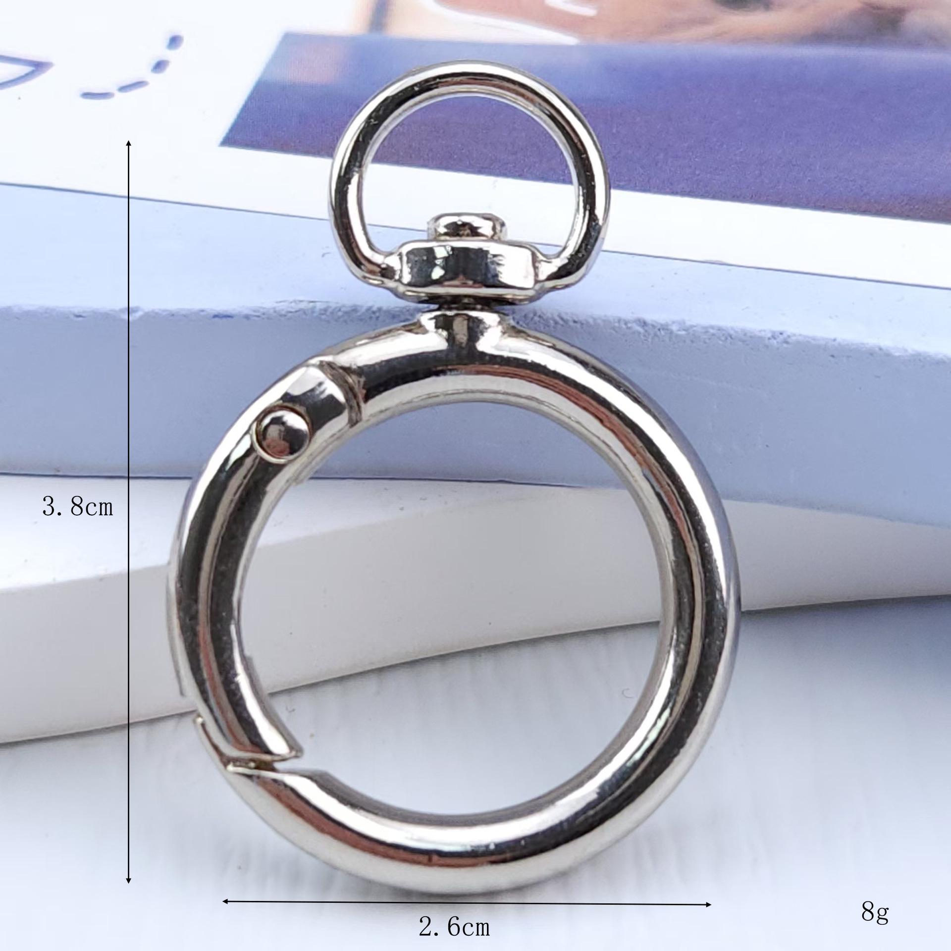 

Цинковый сплав пружинное кольцо карабин застежка брелок аксессуар для обуви Key Ring