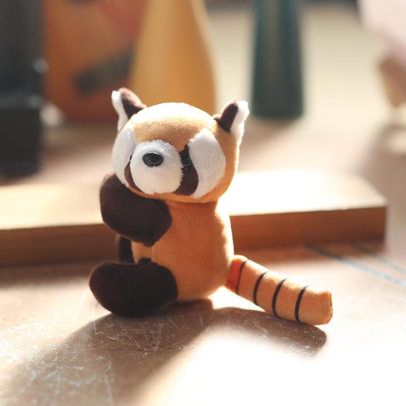 

Милый милый енот кулон плюшевая игрушка кукла мультфильм брюки сумка подвесное украшение кукла тряпичная кукла 12cm