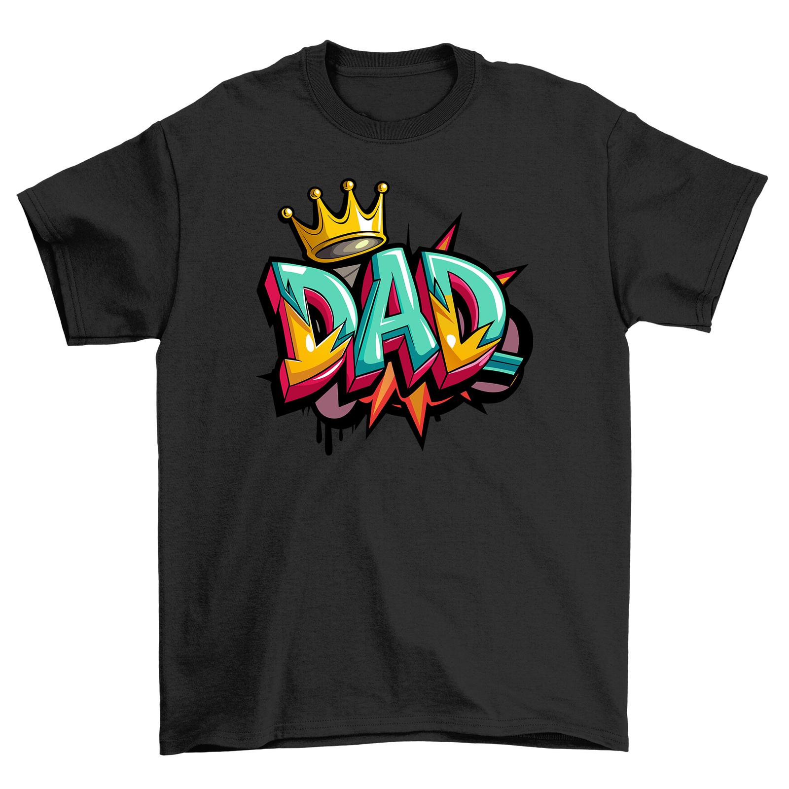 

Dad King - Rule the Household in Style! Funny Dad T-Shirt Mens Womens Tees Top, 100% Cotton Unisex Te XL