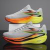 New Sports Shoes Fashionable Men's and Women's Running Shoes Marathon Full Palm Popcorn Racing Shoes Shock Absorption Training Shoes