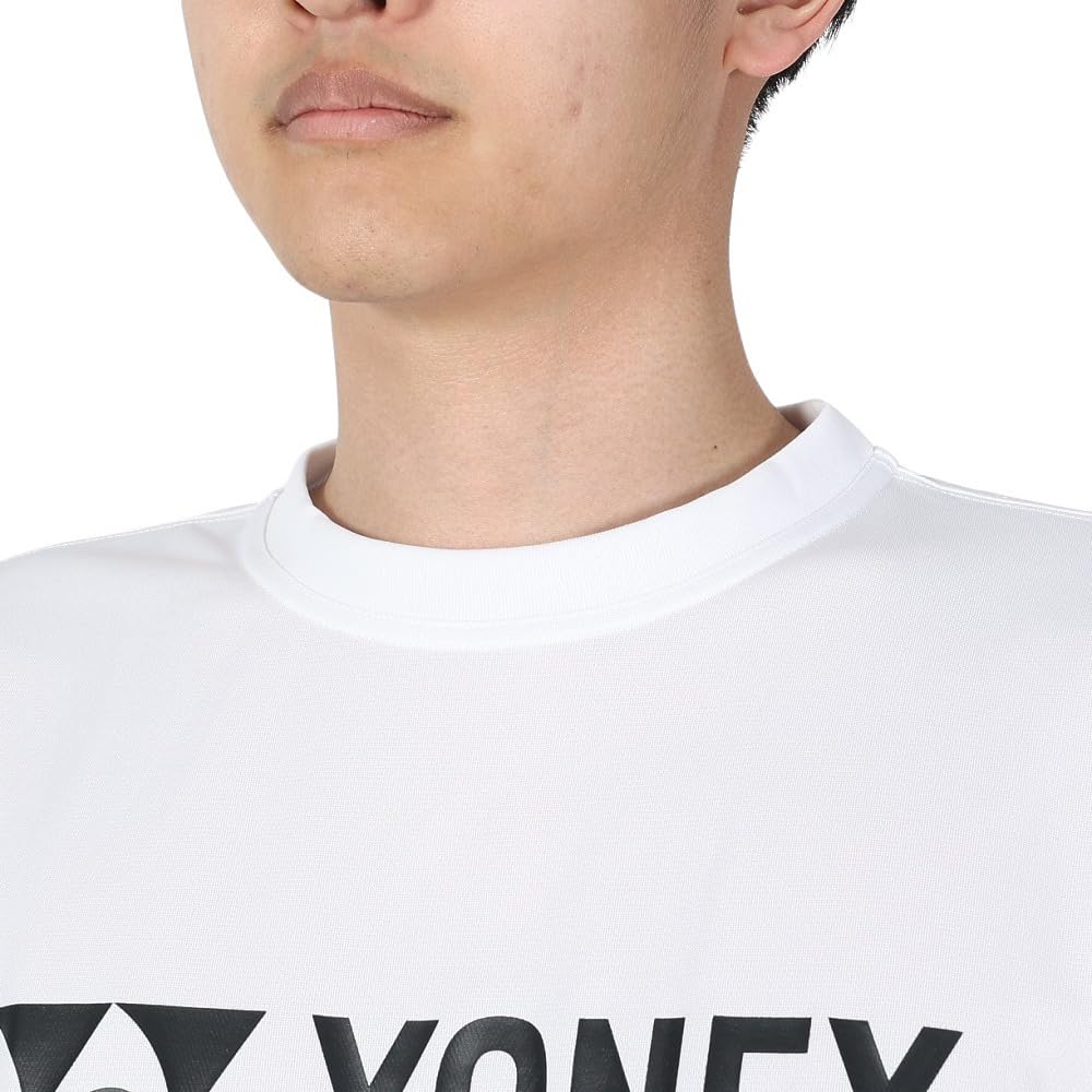 YONEX Unisex Long Sleeve 16158 011 White SS T-Shirt