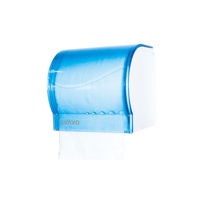 

cmaos Transparent Wall-Mounted Toilet Paper Holder