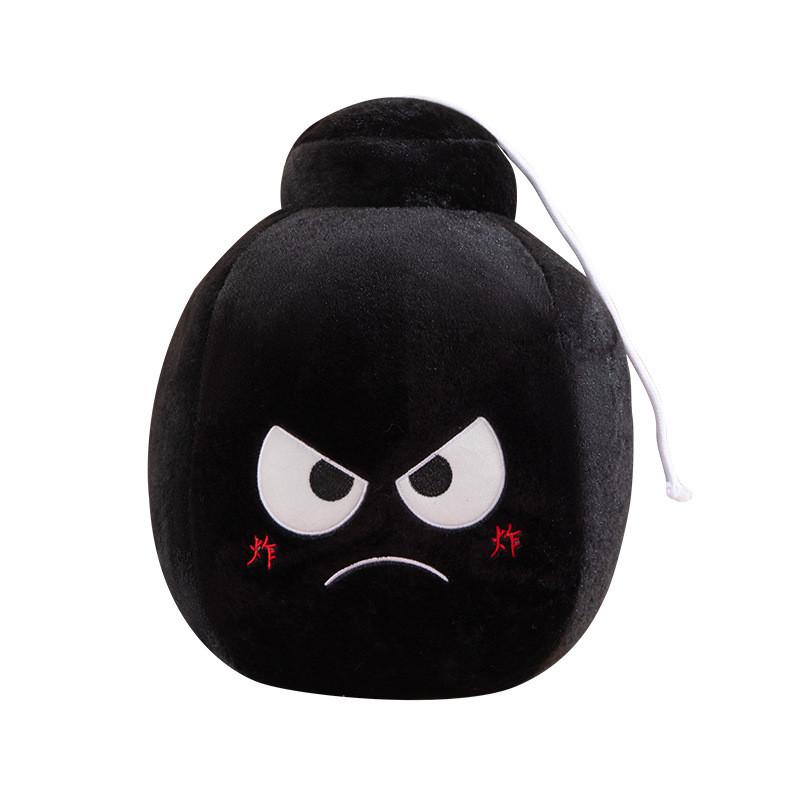 Cartoon Explosive Bomb Plush Pillow With Demon And Smiling Designs For Fun Photo Props And Gifts
