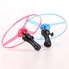 Kids Luminous Flying Disc Propeller Toys LED Lighting Pull String Flying UFO Toy Spinning Top Outdoor Game Sports Toy Gift