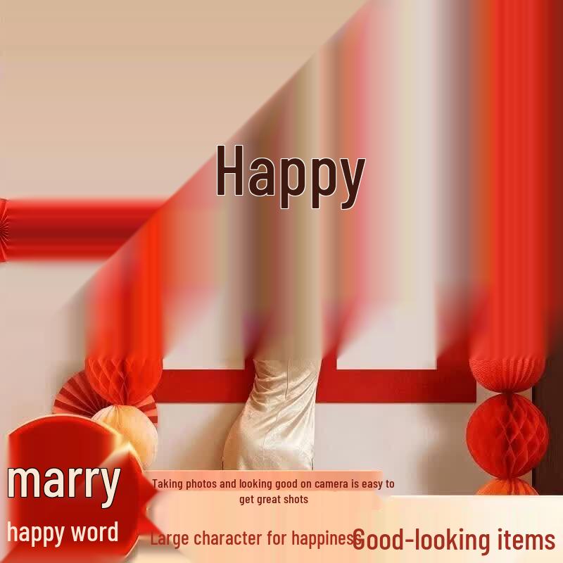 Chinese Wedding Double Happiness Stickers