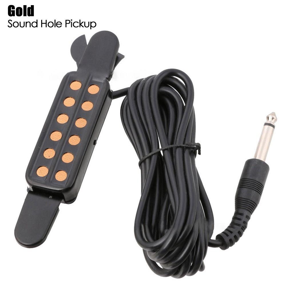 Audio Cable Sound Hole Pickup Acoustic Guitar Parts Magnetic Transducer Audio Connecting Cable