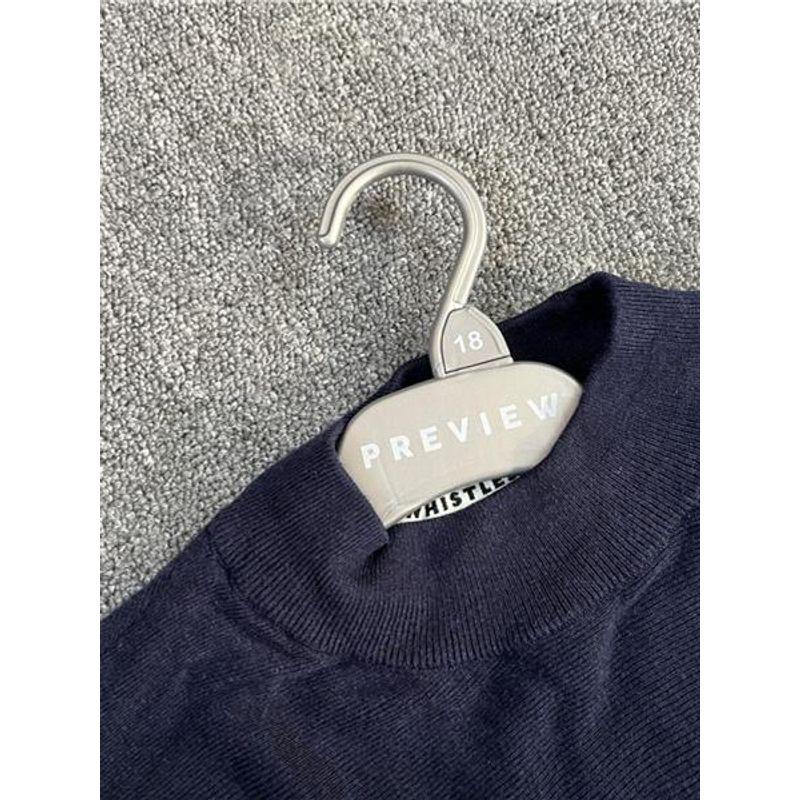 Spring Foreign Trade Original Order British Whis **Fleece Blended Batwing Sleeve Loose round Neck Women's Long Sleeve Knitted Sweater