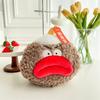 Mouth Big Funny Fruit Plush Toy Peach Strawberry Doll Kids Gift Decoration Home
