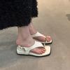 Wedge heel silver toe sandals fairy shoes 2025 summer with skirt travel vacation fashion pinch Roman shoes