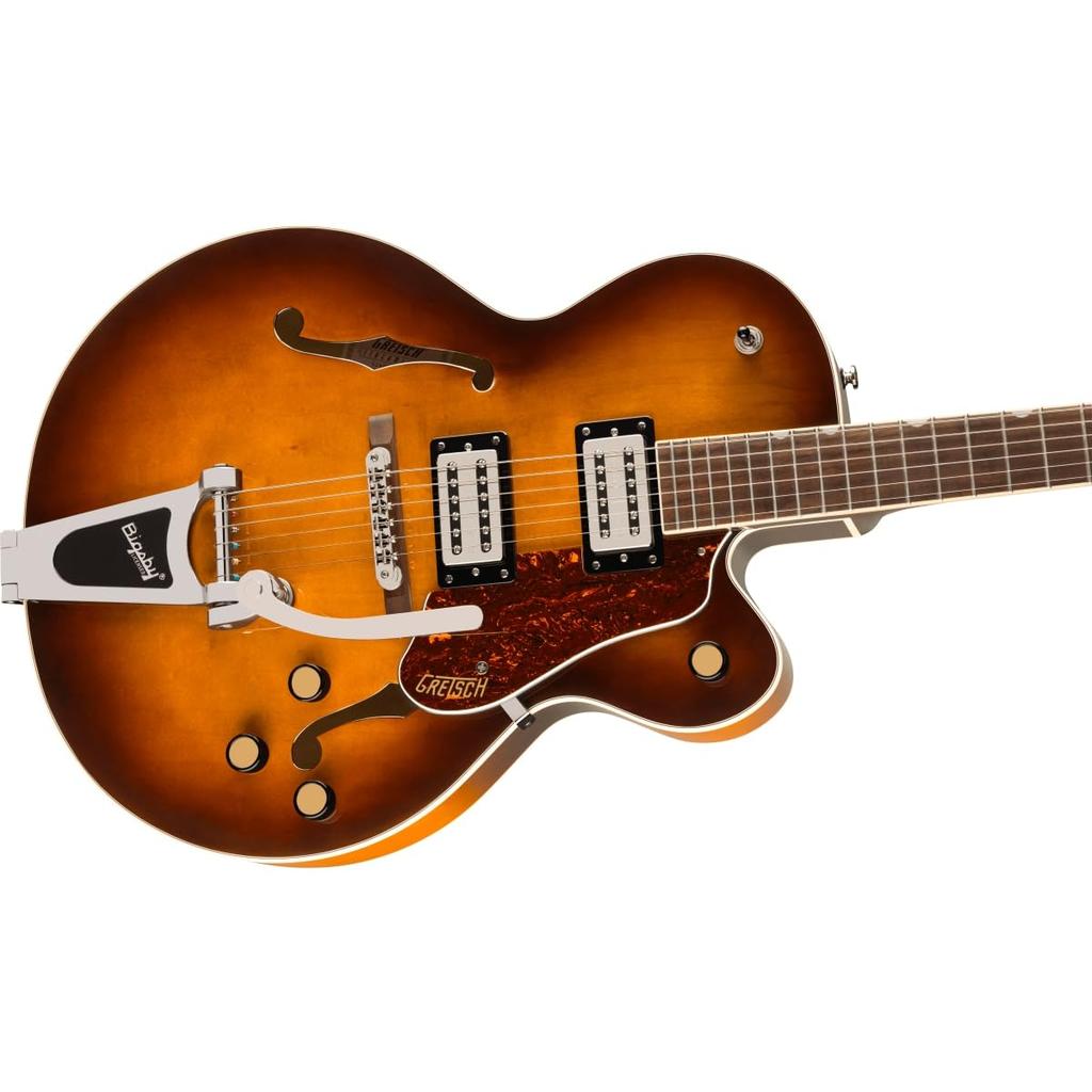 Gretsch G2420T Streamliner Hollow Body with Bigsby Laurel Robusto Burst / Fingerboard, Broad'Tron BT-3S Pickups,