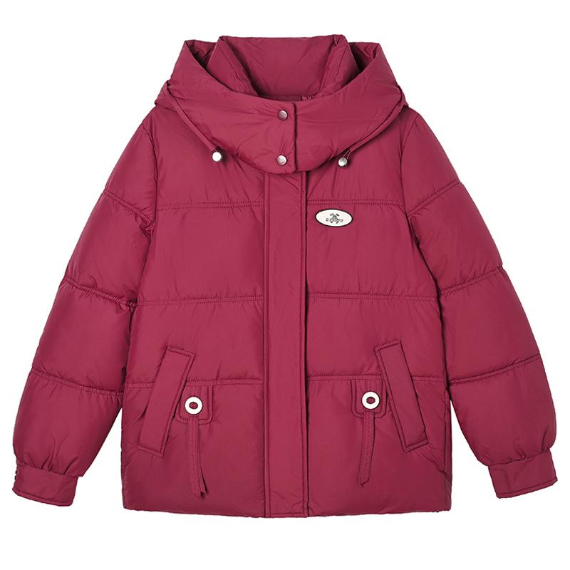 Fashion Women's Winter Jackets Hooded Casual Short Parka Female Long Sleeve Warm Coat