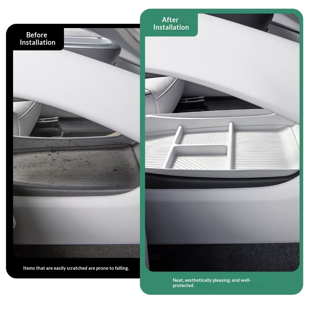 For Xpeng MONA L03 Lower Center Console Storage Box Car Organizer Interior Mod Accessories