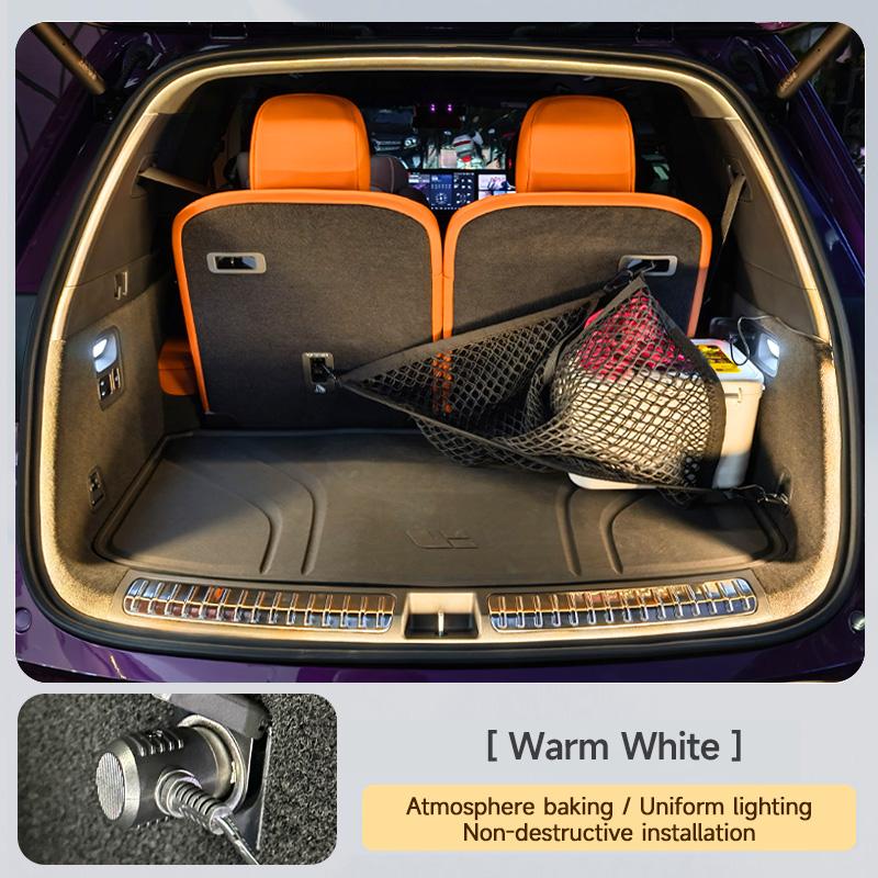 

Для ведущих Идеал LiXiang L7 L8 L9 Багажник Окружающий свет Приветственный свет Модификация освещения Аксессуары Украшения интерьера теплый белый