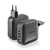NGS BUD 165W : GaN Chargeur Mural Universel 165W Avec 4 Ports : 3 USB-C+1 USB-A. Chargement Rapide. Grande Compatibilité. Charge Sim