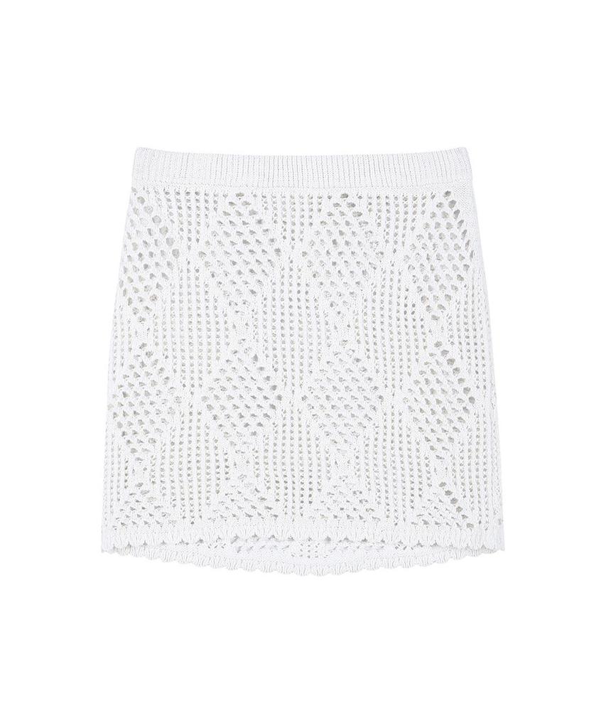 Deijeudeijeu Meadow Knit Mini Skirt