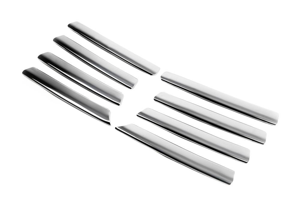 Grille Overlays (stainless Steel) 2001-2005, OmsaLine - Italian Stainless Steel for Volkswagen Passat B5