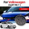 BGA1 For VW VOLKSWAGEN 2026 New 2pcs Replacement Badge For Golf 7 Golf7 MK 7 2014 2015 2017 2016 Car Front Bonnet Grill Rear Trunk Em GE9