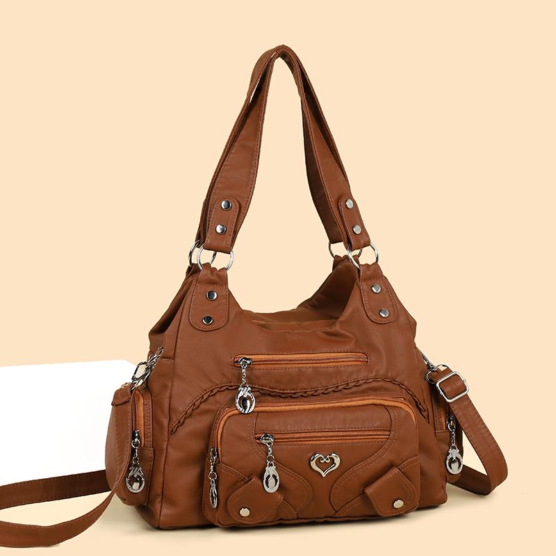 Dames Tote Bag Grote Capaciteit Schoudertas Draagbare Crossbody Tas