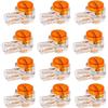Splice Connector - AIMOONSA - 200 Pcs - 2 Wires Waterproof (the People) - Ø Conductors 0.4–0.7 Mm - Multicolored