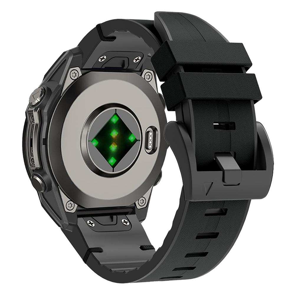 Quick Fit 26mm 22mm Armband für Garmin Fenix 8 Pro 47mm 51mm AMOLED MicroLED Leder Silikonband Fenix E 6 6X 7 7X/Epix Armband