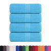 VidaXL Guest Towels 4 Pcs Turquoise 30x50cm 360 G/m² 100% Cotton, Towel, Face Towel, Set of 136972
