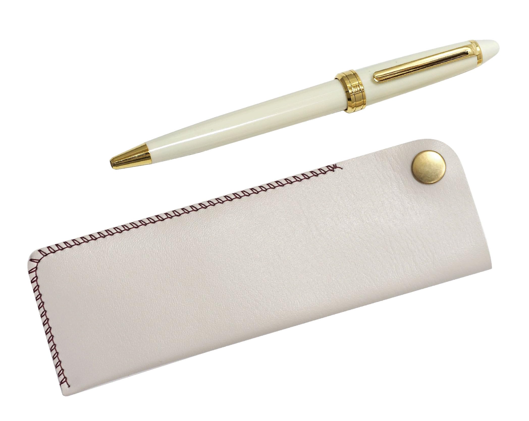 

Белый горизонтальный пенал на кнопке с набором шариковых ручек Neo D-600 (Набор из 3 штук, белый, T23-NK01W-600B-W-3) белый