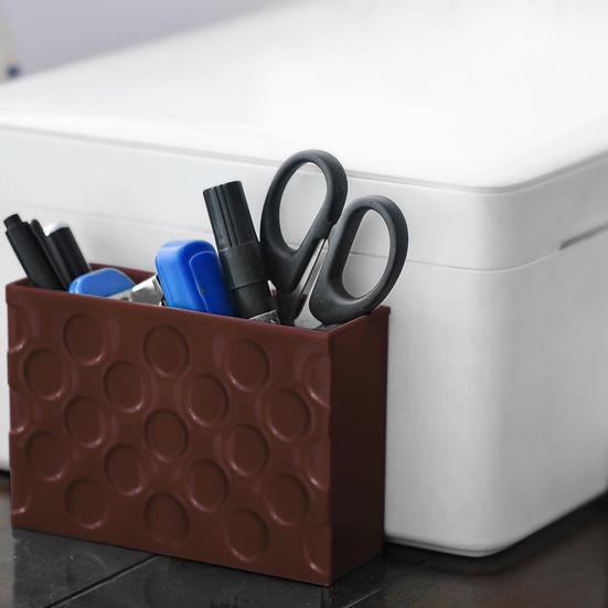 Úložný box Obdélníkový magnetický plastový organizér na lednici Magnet Policový regál do kuchyně