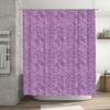 Luxury Soft Purple Shower Curtain Waterproof Decorative Fabric Bath Room Hanging Drapes for Bathroom Window Size Customizable