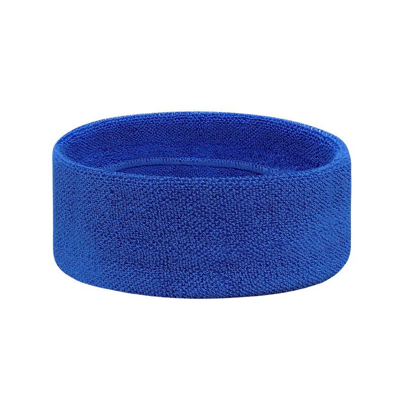 2026 Solid Color Cotton Headband Sweat Absorbent Belt Breathable Men's Running Fitness Badminton Sweatproof Women's Sports Bandana