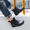 Water Shoes Trend Low-top Rain Shoes Men's Fashion Outer Wear Non-slip Wear-resistant Rain Boots Rubber Shoes Waterproof Glue Shoes