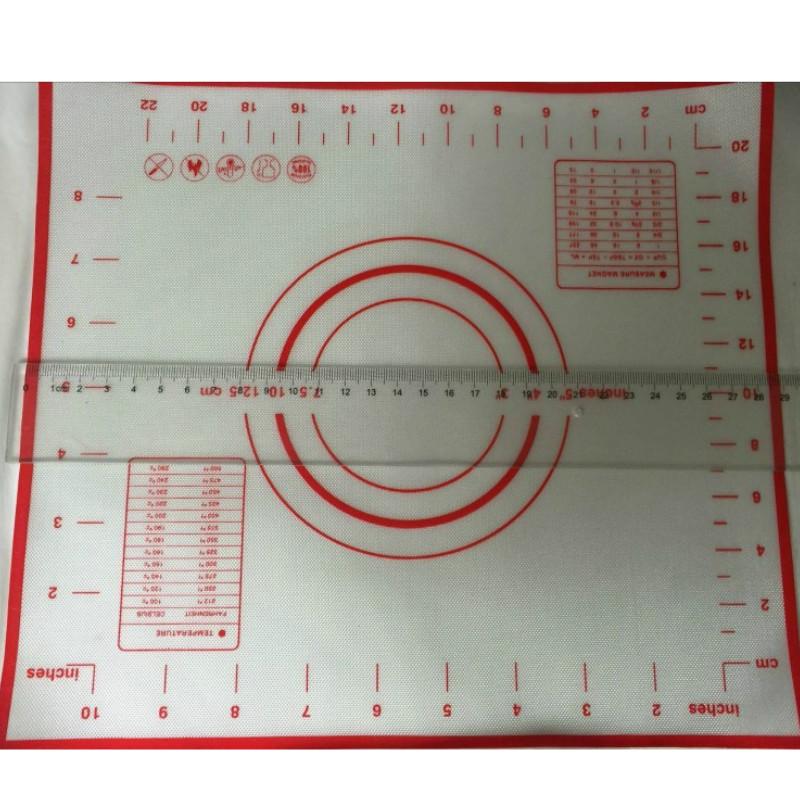 Sosire Silicon Fibră de sticlă Foaie de copt Rolling Aluat Patiserie Prajituri Liner Pad Mat Ustensile de gătit