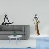 Creative Abstract Thinker Lady Statue Decorative Figurine Unique African Sculpture Tabletop Ornament