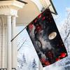 2D Flat - 2D Flat - 1pc 2D Flat, Decorative Banner, Chinese Classical Garden Landscape Lantern Pattern Flag, New Chinese Aesthetic Intangible Hanging