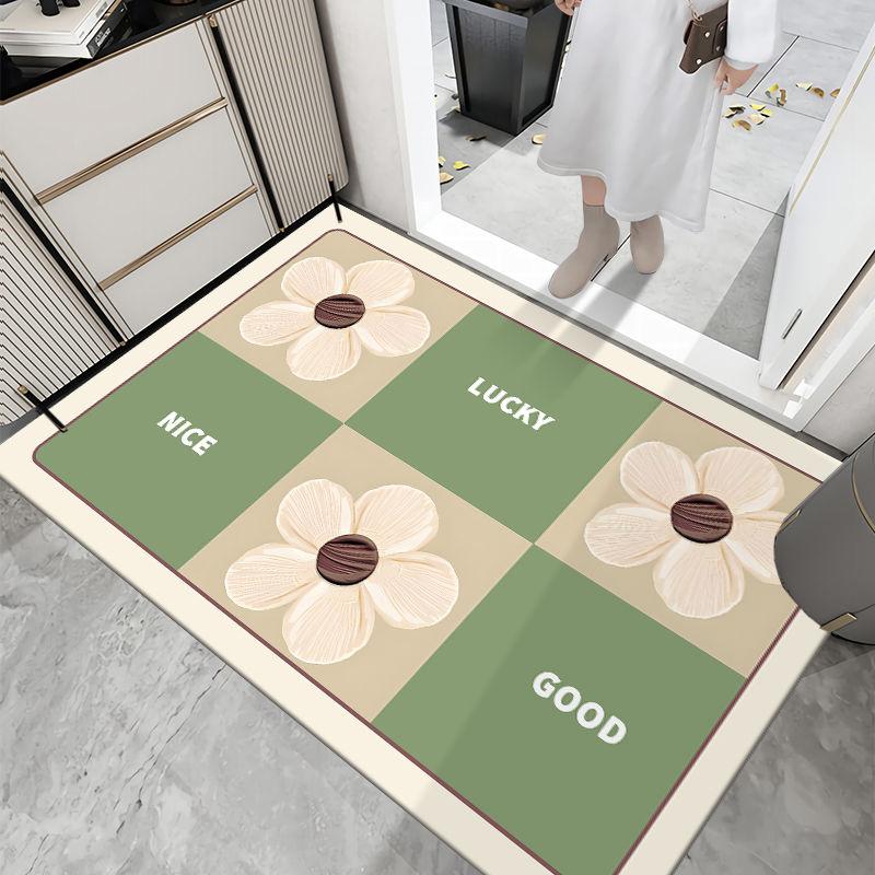 Diatom mud bathroom floor mat, water absorption door, toilet, kitchen king size floor mat, non-slip bathroom, bath mat