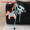 Miuxi H Pegasus Bag Charm Leather Keychain With Animal Design For Fashion Enthusiasts