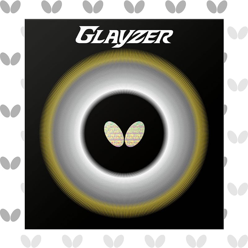 Butterfly Table Tennis Rubber, Made in Japan, Grazer, Inverted, High Tension, Black (278), Thick, 06100